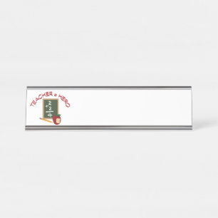 Teacher Hero Desk Name Plate