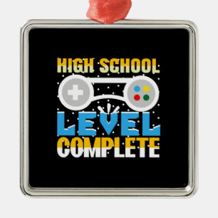 Teacher High School Level Complete Metal Ornament