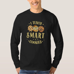 Teacher I Teach Smart Cookies Back To School Xmas T-Shirt