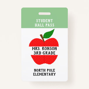 Teacher ID Apple teacher or student pass ID Badge