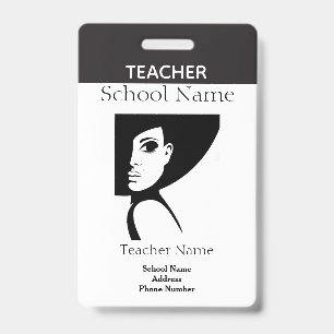 Teacher ID Badge