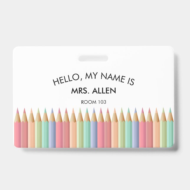 Teacher ID Badge (Front)