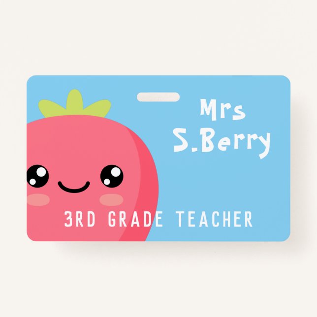 Teacher ID Badge (Front)