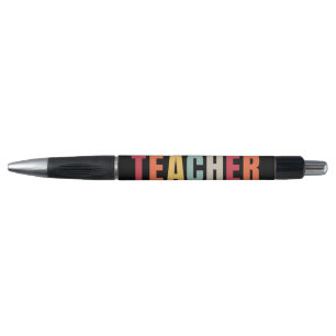TEACHER in colourful lettering