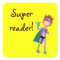 Teacher inspirational reading sticker