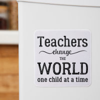 Teacher inspirational typography script quote