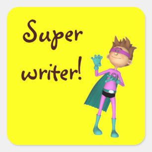 Teacher inspirational writer sticker