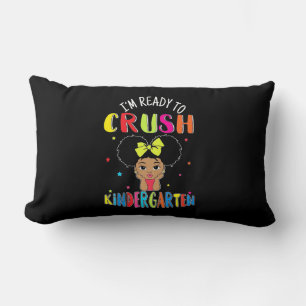 Teacher Is Ready To Crush Kindergarten Lumbar Cushion