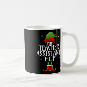 Teacher Istant Elf Xmas Matching Family Group Chri Coffee Mug