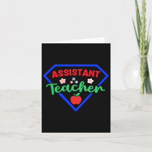 Teacher Istant Superhero Appreciation Back To Scho Card