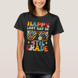 Teacher Last Day Of School 4th Grade Kids Boys Gir T-Shirt