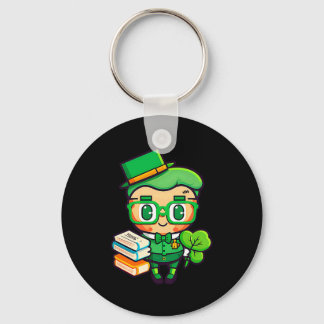Teacher Leprechaun St Patricks Day Teacher T Shirt Key Ring