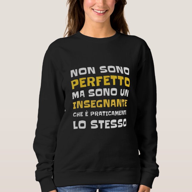 Teacher Letter Idea Cute Boy Sweatshirt (Front)