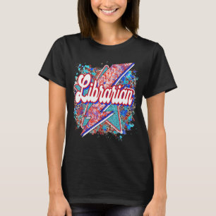 Teacher Librarian Lightning Bolt Back To School 2 T-Shirt