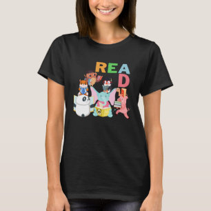 Teacher Library Read Book Club Piggie Elephant Pig T-Shirt