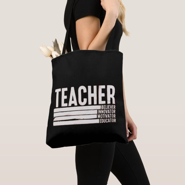 Teacher Life Back to School  Tote Bag (Close Up)