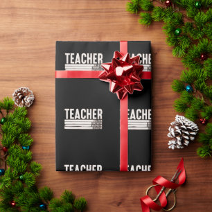 Teacher Life Back to School  Wrapping Paper