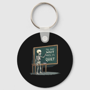 Teacher Life Funny Graphic Casual Soft Cotton Desi Key Ring