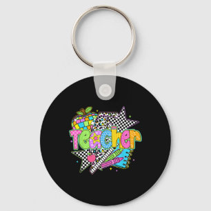 Teacher Life Inspirational Back To School Teach Lo Key Ring