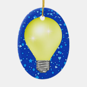 Teacher Light Bulb Ceramic Tree Decoration