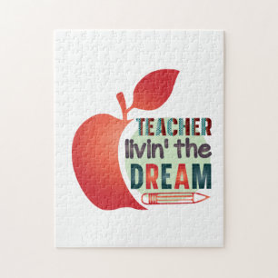 Teacher Living The Dream Jigsaw Puzzle