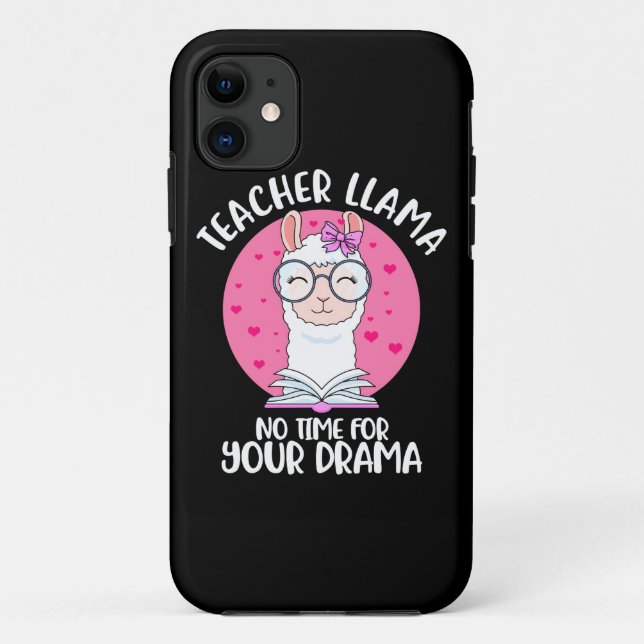 Teacher Llama Case-Mate iPhone Case (Back)