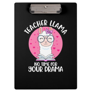Teacher Llama Clipboard