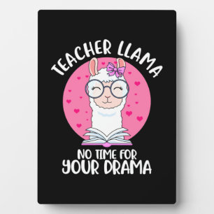 Teacher Llama Plaque