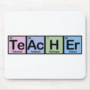 Teacher made of Elements Mouse Pad