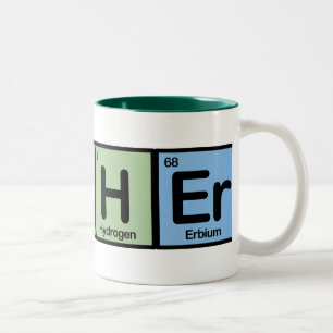 Teacher made of Elements Two-Tone Coffee Mug