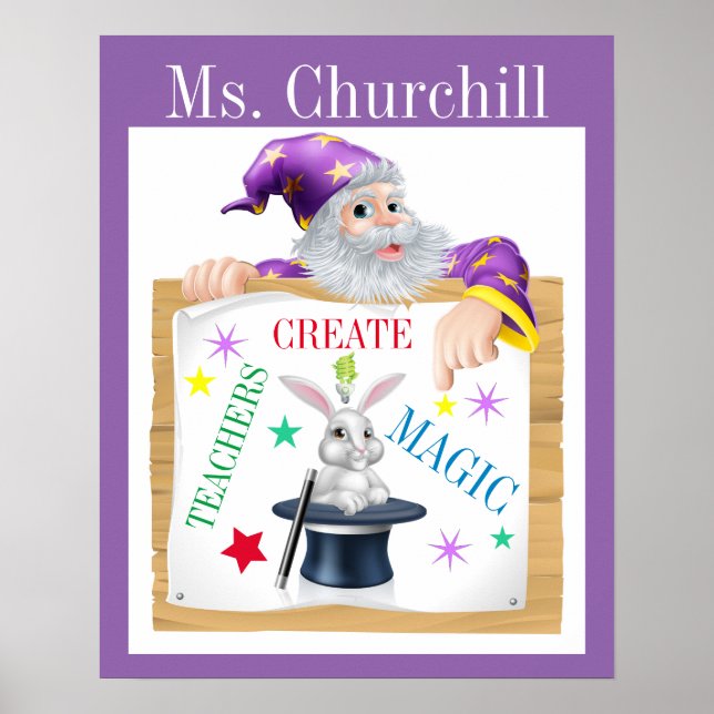 Teacher Magic Poster - SRF (Front)