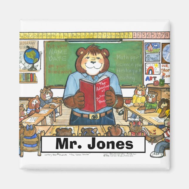 Teacher Magnet - Personalised (Front)