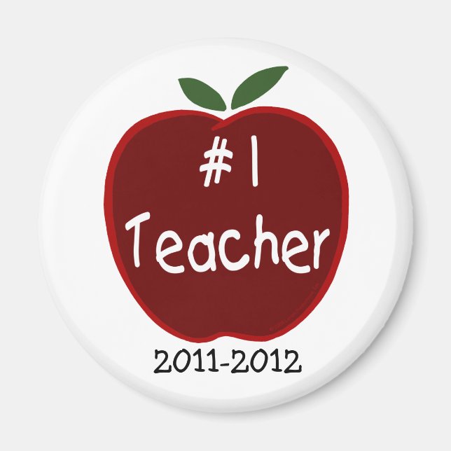 Teacher Magnet, with dedication Magnet (Front)