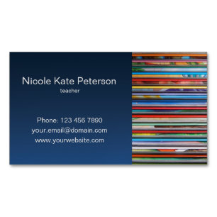 teacher magnetic business card