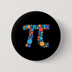 Teacher Math Pi Day Dot Day 2025 6 Cm Round Badge