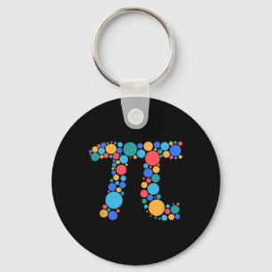Teacher Math Pi Day Dot Day 2025 Key Ring