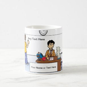 Teacher, Middle/High School - Male Cartoon Coffee Mug