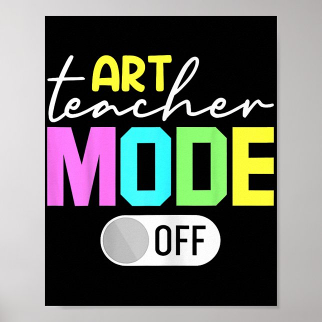 Teacher Mode Off  Poster (Front)