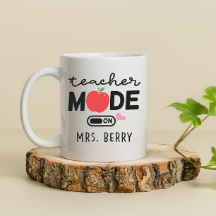 Teacher Mode On  Coffee Mug