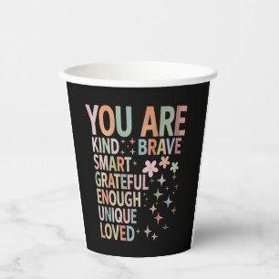 Teacher Motivational First Day Back to School Paper Cups