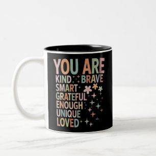 Teacher Motivational First Day Back to School Two-Tone Coffee Mug