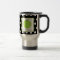 Teacher Mug Green Apple Black With White Polka Dot