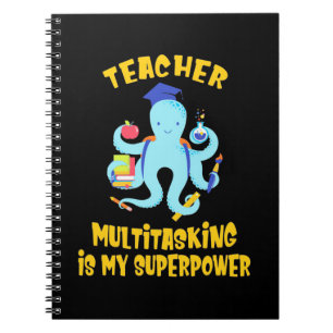 Teacher Multitasking Humour Notebook