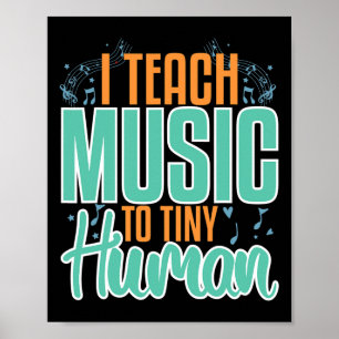 Teacher Music School Musicans Musical Great Music Poster