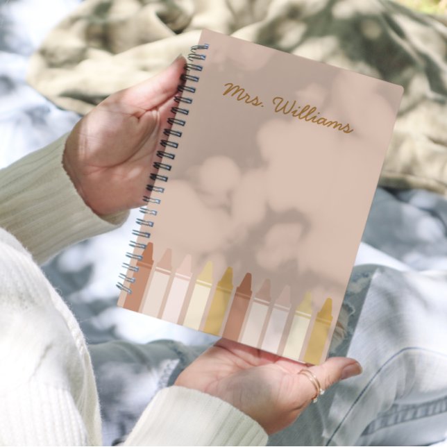 Teacher Name Planner | Trendy Boho Crayons (Creator Uploaded)