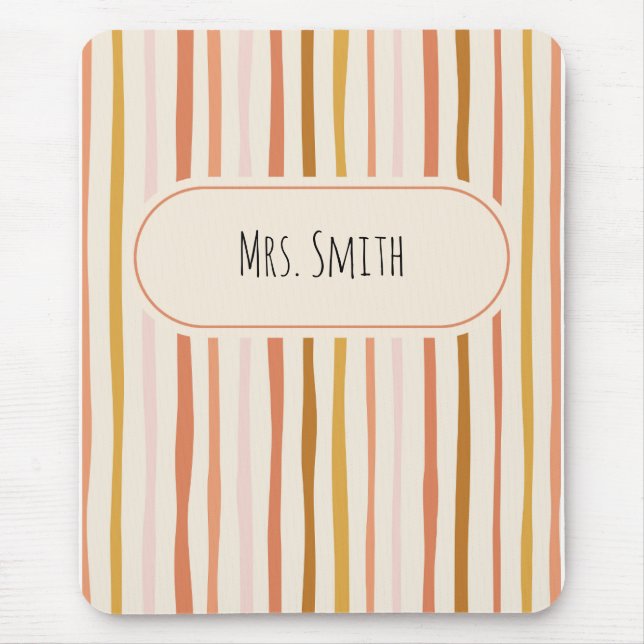 teacher notebook, personalised teacher gift, custo mouse pad (Front)
