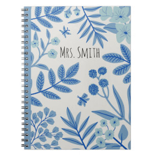 teacher notebook, personalized teacher gift, custo notebook