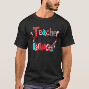 Teacher Of Little Things For Teacher Cat In Hat T-Shirt