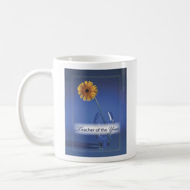 Teacher of the Year Congratulations Gift Mug (Left)