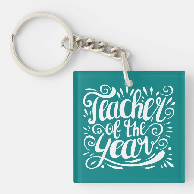Teacher of the Year Key Ring (Front)